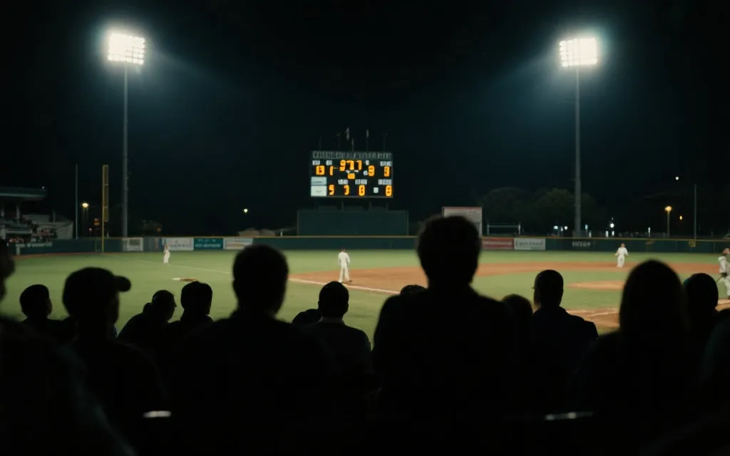 不同大洲预选赛冲刺阶段的比赛夜氛围，球场灯光与观众剪影